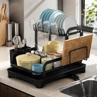Escorredor 3 em 1 de Aço Inoxidável Multifuncional com Alças Dobráveis e Base Antiderrapante + BRINDE: Kit de Utensílios de Cozinha.